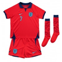 Dječji Nogometni Dres Engleska Jack Grealish #7 Gostujuci SP 2022 Kratak Rukav (+ Kratke hlače)